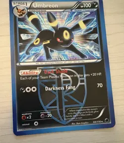 Pokemon TCG Umbreon Plasma Freeze 64/116 Holo Rare - Image 5