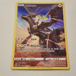 2022 Pokemon Brilliant Stars #TG05/TG30 Zekrom FA Ultra Rare Mint - Image 2