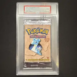 PSA 9 1st Edition Fossil Booster Pack Lapras Art 1999 vintage Pokemon SEALED - Image 2