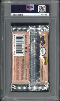 PSA 9 1st Edition Fossil Booster Pack Lapras Art 1999 vintage Pokemon SEALED - Image 4