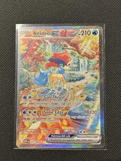 Pokemon Keldeo ex Sv: White Flare Special Illustration Rare Holo 167/086 English - Image 1