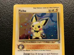 Pokemon Pichu Holo Rare Neo Genesis 12/111 WOTC Vintage 2000 - Image 3