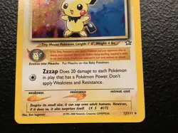 Pokemon Pichu Holo Rare Neo Genesis 12/111 WOTC Vintage 2000 - Image 4