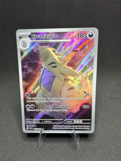 NM Tyranitar 222/193 Sv02: Paldea Evolved Illustration Rare Holo Pokemon - Image 1