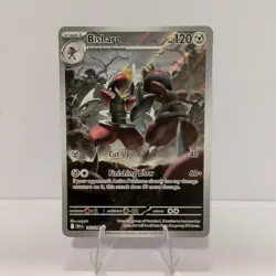 Pokemon TCG Bisharp 143/086 Sv: Black Bolt Illustration Rare Holo 120 HP - Image 1