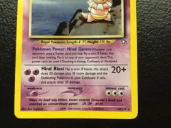 Pokemon Slowking Holo Rare with SWIRL Neo Genesis 14/111 WOTC Vintage 2000 - Image 4
