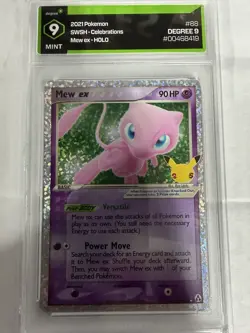 2021 Pokemon SWSH Celebrations Mew Ex Holo - Image 1