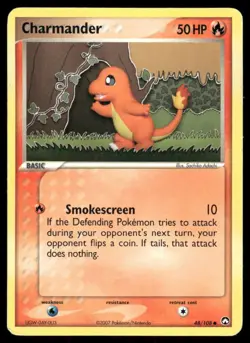 2007 Pokemon Charmander Common Power Keepers 48/108 DMG - Image 1