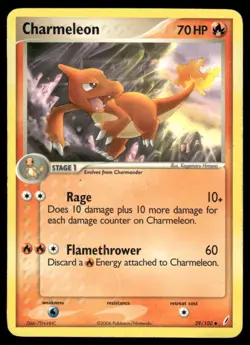 2006 Pokemon Charmeleon Uncommon Crystal Guardians 29/100 DMG - Image 1
