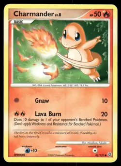 2007 Pokemon Charmander Common Secret Wonders 82/132 DMG - Image 1