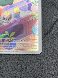 B6 Pokemon TCG: Bulbasaur 143/142 Illustration Rare Sv07: Stellar Crown Holo NM - Image 4