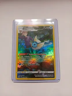 Pokemon TCG Vaporeon (Brilliant Stars TG02/TG30) Trainer Gallery Holo NM - Image 1