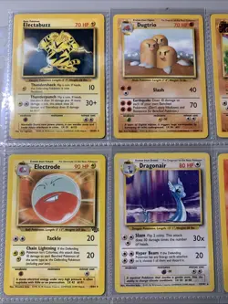 Pokemon TCG Base Set, Fossil, Jungle Non Holo Rare Lot - WOTC VTG 1999 - Image 2