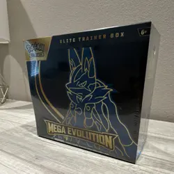 Pokemon Pokemon TCG Mega Evolution Elite Trainer Box - Lucario, 1 Box - Image 1