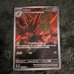Pokemon Scizor SV03: Obsidian Flames 205/197 Rare Holo Stage 1 140 HP 70 Attack - Image 1