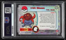 Gloom Topps Chrome Pokemon TV Animation Edition PSA 9 MINT 2000 - Image 2