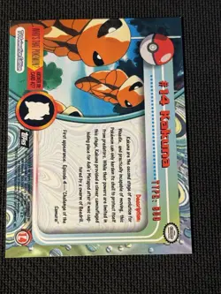#14 Kakuna NM - Pokemon Topps Series 1 - Image 2