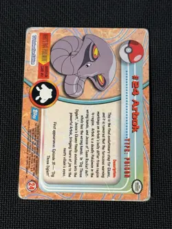 #24 Arbok HP - Pokemon Topps Series 1 - Image 2