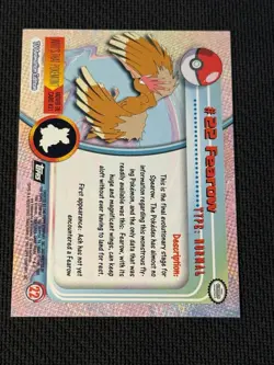 #22 Fearow NM- Pokemon Topps Series 1 - Image 2