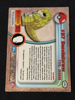 #27 Sandshrew MP - Pokemon Topps Series 1 - Image 2