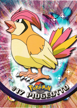 Pidgeotto 17 Pokemon Topps Series 1 - NM - Image 1