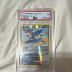 Pokemon Garchomp 5/147 Supreme Victors Reverse Holo Rare PSA 7 2009 - Image 1