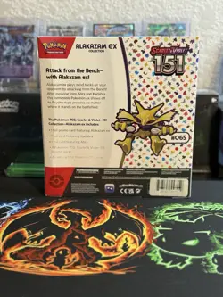 Pokemon TCG Scarlet and Violet - 151 Alakazam ex Collection Box - 4 Packs 820650855269 - Image 3
