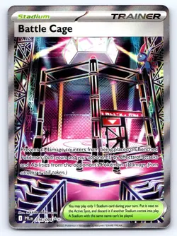 Battle Cage 116/094 Ultra Rare Phantasmal Flames Pokemon Near Mint - Image 1