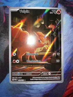 Vulpix 138/132 Pokemon Mega Evolution Illustration Rare Full Art Holo NM - Image 1