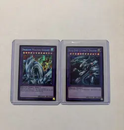 Yu-Gi-Oh! | Dragon Master Knight + Blue-Eyes Ultimate Dragon | NM - Image 1