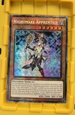 Yu-Gi-Oh! Nightmare Apprentice MP25-EN004 1st Ed Holo Effect Konami - Image 1