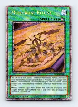 Mitsurugi Ritual (Quarter Century Secret Rare) SUDA *FRESH OUT THE PACK* - Image 1