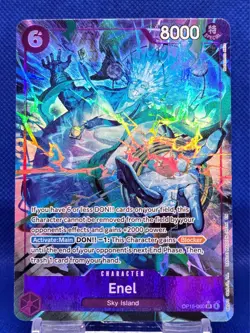 Enel OP15-060 SR ALT ART (AA) | Adventure on Kami's Island | One Piece TCG | EN - Image 1