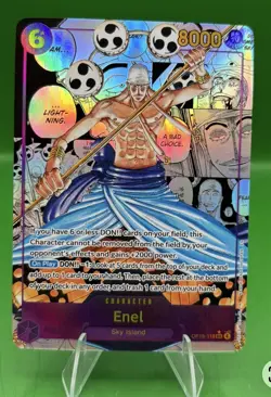 Enel OP15-118 Manga Alt Art Adventure on KAMI’s Island ONE PIECE ENGLISH OP15🔥 - Image 1