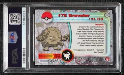 Graveler Topps Chrome Pokemon TV Animation Edition PSA 7 2000 - Image 2