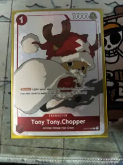 One Piece TCG Tony Tony Chopper ST01-006 Gift Collection Alt Art. Santa - Image 1
