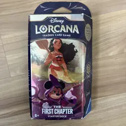 Disney Lorcana Starter Deck Amber Amethyst New Sealed First Chapter Moana Mickey 4050368981691 - Image 1