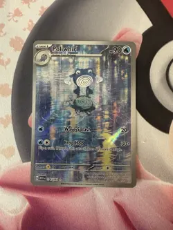 Poliwhirl 176/165 Holo Illustration Rare Scarlet & Violet 151 Pokemon Card (1) - Image 2