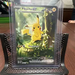 Pokemon Pikachu EX Special Illustration Rare Holo Card 276/217 ASC 200 HP NM - Image 1