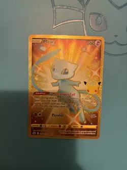 Mew 025/025 Celebrations 2021 Secret Rare Gold Pokemon Card TCG - Image 1