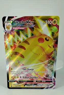 Pokemon Pikachu VMAX SWSH286 Jumbo Card Celebrations TCG Gigantamax - Image 3