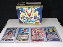 Dragon Ball Super Card Game Masters BT30 Special Leader Rares SLR Full Set Of 4 - Image 2