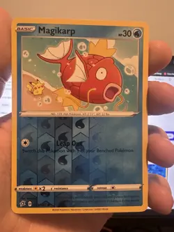 Pokemon TCG Magikarp Rebel Clash 039/192 Reverse Holo Common Card - Image 1