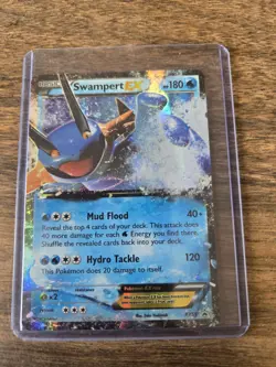 Pokemon Swampert EX Promo Holo XY 55 Basic 180 HP 120 Attack Card - Image 1