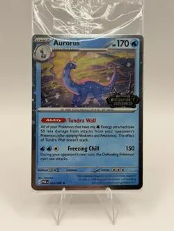 Pokemon Aurorus Holo Perfect Order Promo Stamped Card 024/088 TCG SEALED - Image 1