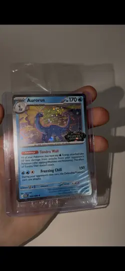 Pokemon Aurorus Holo Perfect Order Promo Stamped Card 024/088 TCG SEALED - Image 3