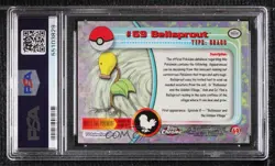 Bellsprout Topps Chrome Pokemon TV Animation Edition PSA 8 2000 - Image 2
