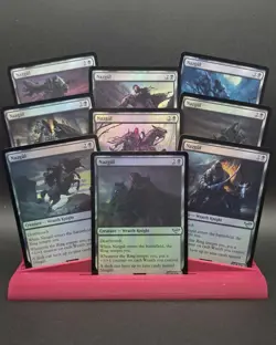 All 9 Unique Nazgul Foil Lord Of The Rings MtG Cards - Image 1
