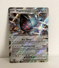 Pokemon TCG Registeel EX 145/217 Ascended Heroes Card Near Mint - Image 1