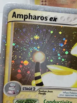 Pokemon Ampharos EX Dragon Holo Ultra Rare Card 89/97~MINT! PERFECT TAIL SWIRL🌀 - Image 3